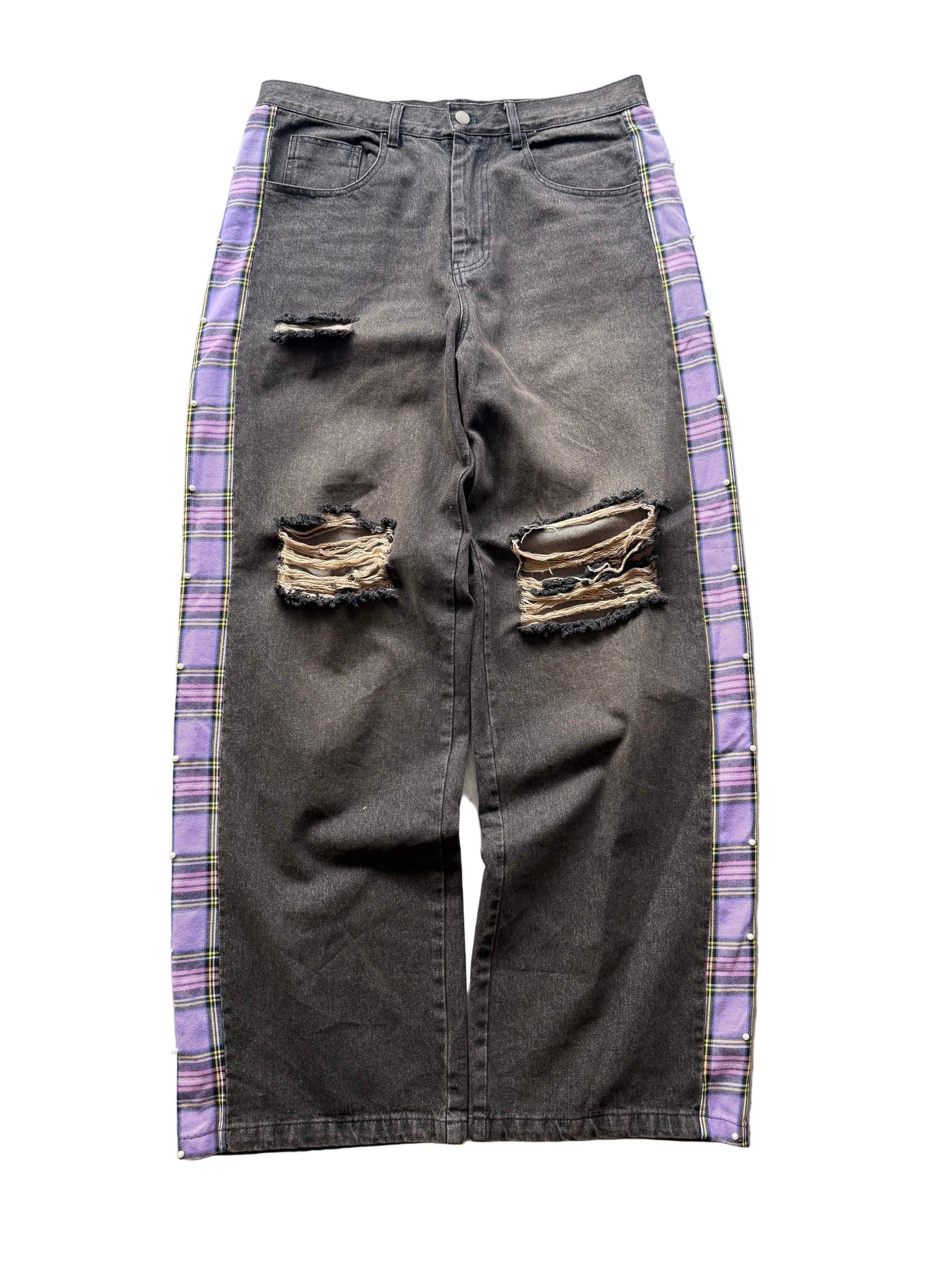 FLANNEL PEARLS DENIM