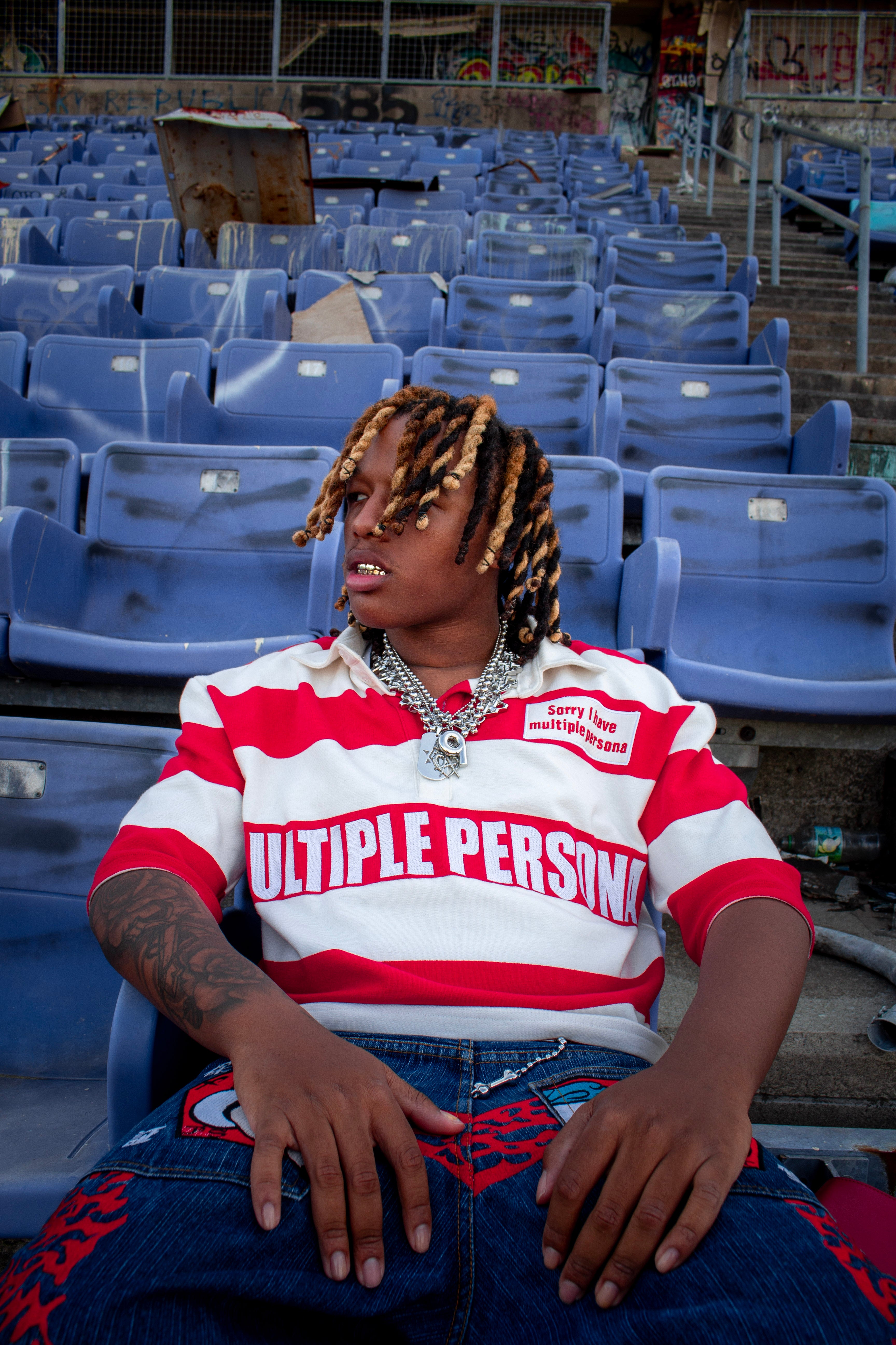 "Multiple Persona" Red Sleeve